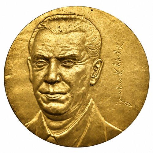 Medalha Juscelino Kubitschek de Oliveira — Anverso — Ouro .900