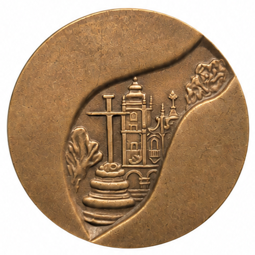 Medalha Quarto Centenário do Estado da Paraíba — Reverso — Bronze