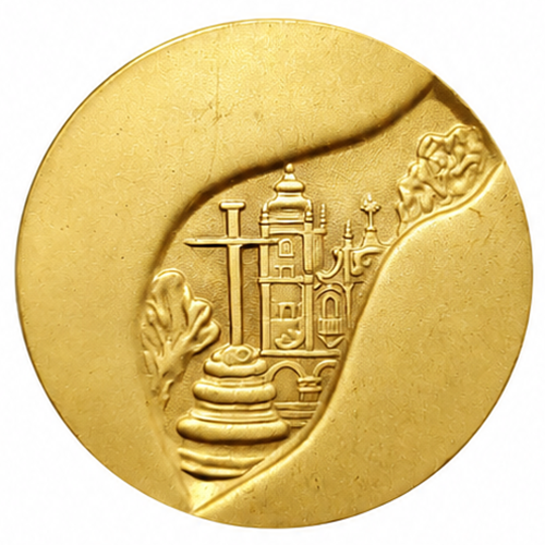 Medalha Quarto Centenário do Estado da Paraíba — Reverso — Ouro .900
