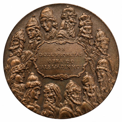 Medalha Os Doze Profetas — Anverso — Bronze