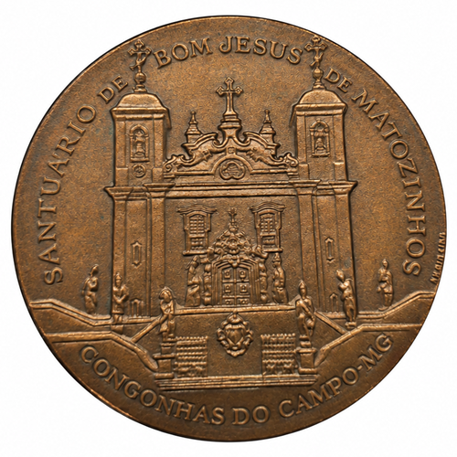 Medalha Os Doze Profetas — Reverso — Bronze