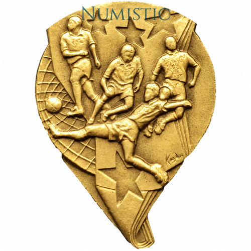Medalha Brasil Tetracampeão Mundial de Futebol — Anverso — Ouro .900