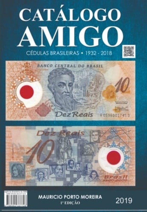 Capa de Catálogo Amigo – Cédulas Brasileiras – 1ª edição