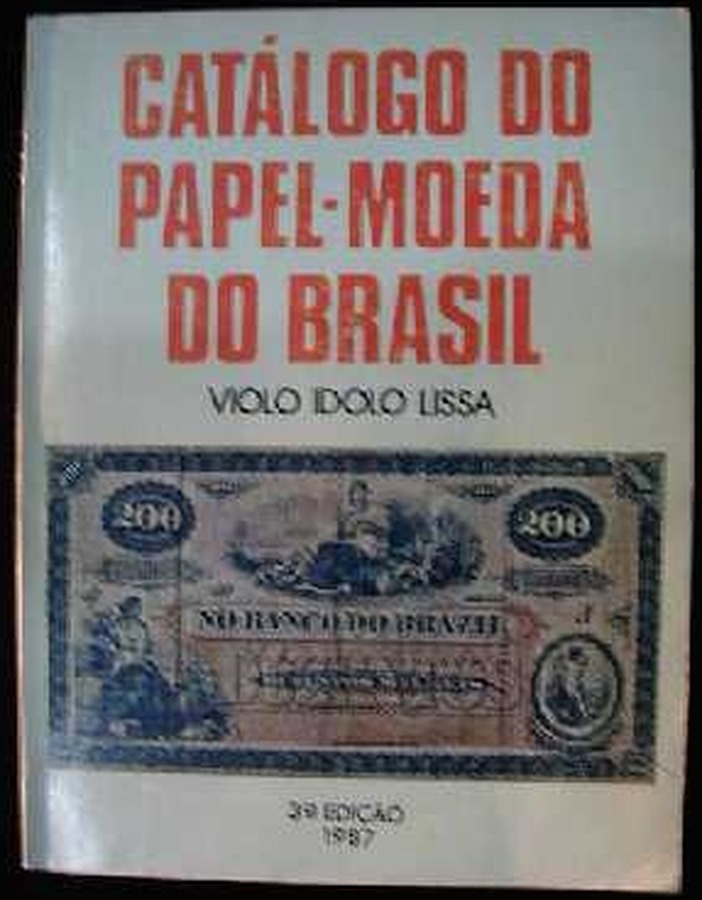 Capa de Catálogo do Papel Moeda do Brasil (1771–1986) – 3ª edição