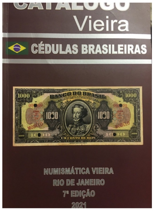 Capa de Catálogo Vieira de Cédulas Brasileiras – 7ª edição