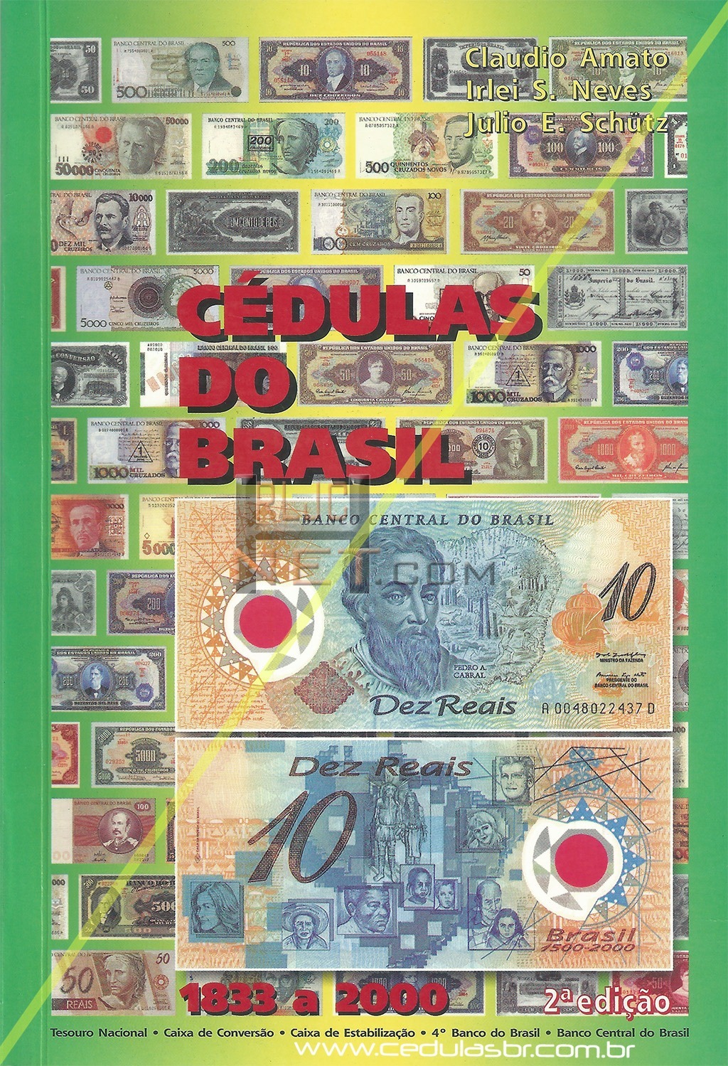 Capa de Cédulas do Brasil: Império–República – 2ª edição