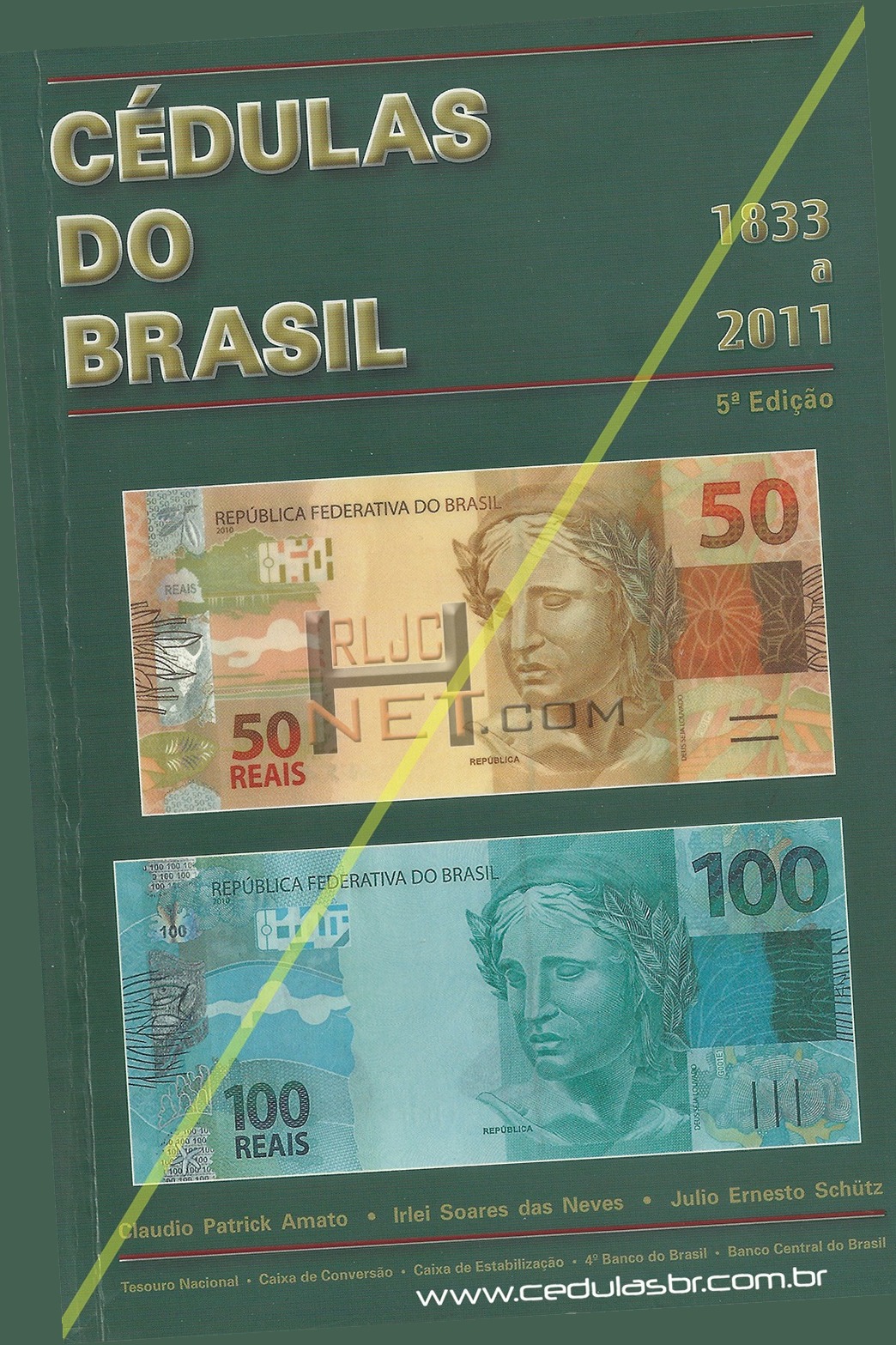 Capa de Cédulas do Brasil: Império–República – 5ª edição