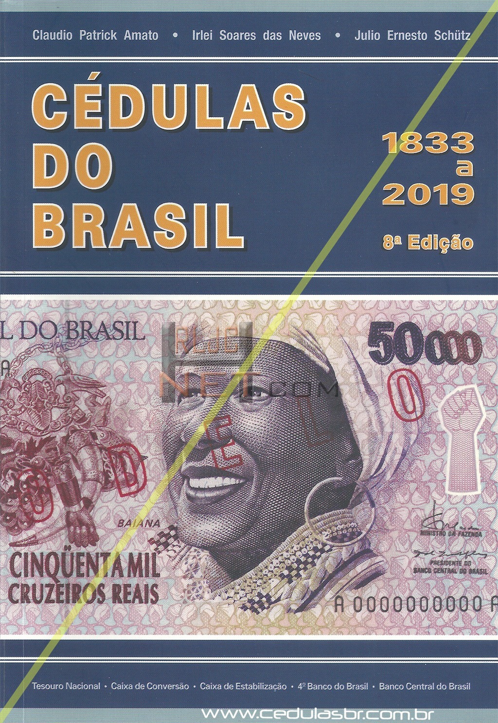 Capa de Cédulas do Brasil: Império–República – 8ª edição
