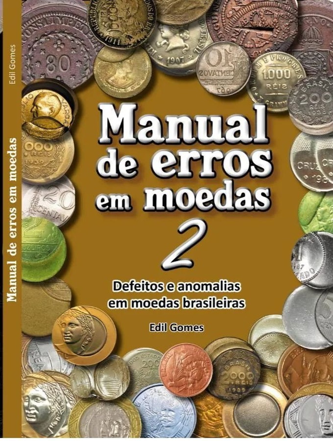 Capa de Manual de Erros em Moedas 2 – Defeitos e Anomalias em Moedas Brasileiras