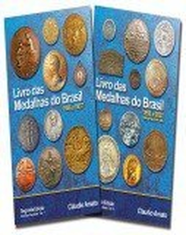 Capa de Livro das Medalhas do Brasil – 2a. edição – Claudio Amato – 2022