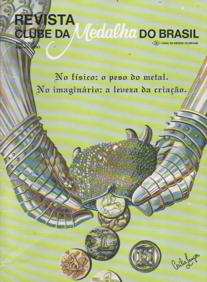 Capa de Revista do Clube da Medalha – Ano 1 num.3 (Agosto de 1993)