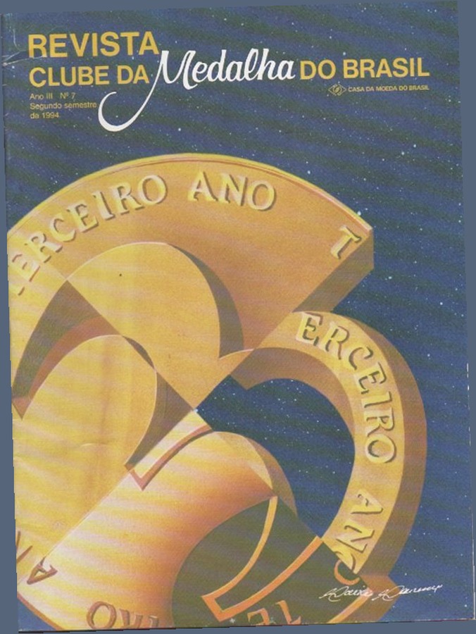 Capa de Revista do Clube da Medalha – Ano III num. 7 (2o. Semestre de 1994)