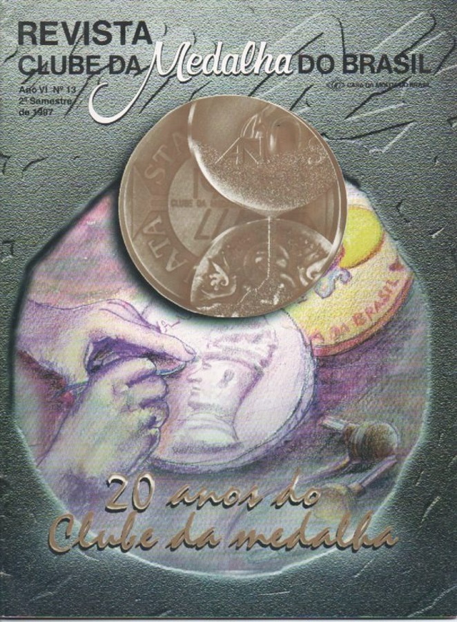Capa de Revista do Clube da Medalha – Ano VI num.13 (2o. Semestre de 1997)