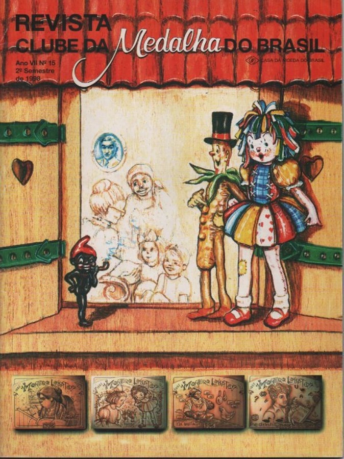 Capa de Revista do Clube da Medalha – Ano VII num.15 (2o.Semestre de 1998)