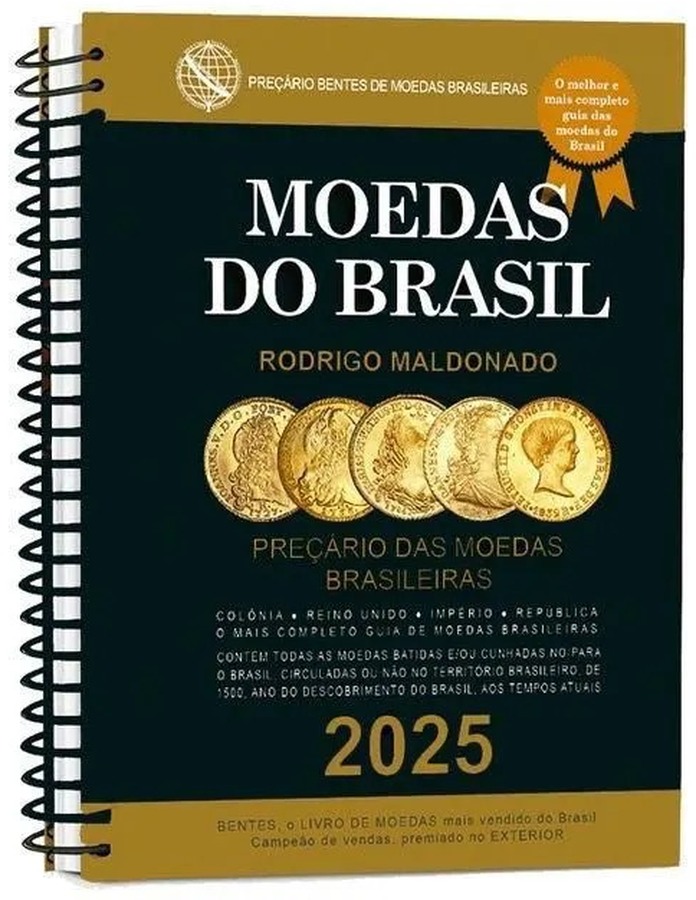 Capa de Catálogo Bentes: Guia Oficial das Moedas Brasileiras – 10ª edição