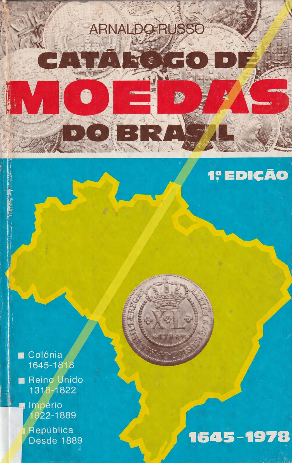 Capa de Catálogo de Moedas do Brasil – 1ª edição