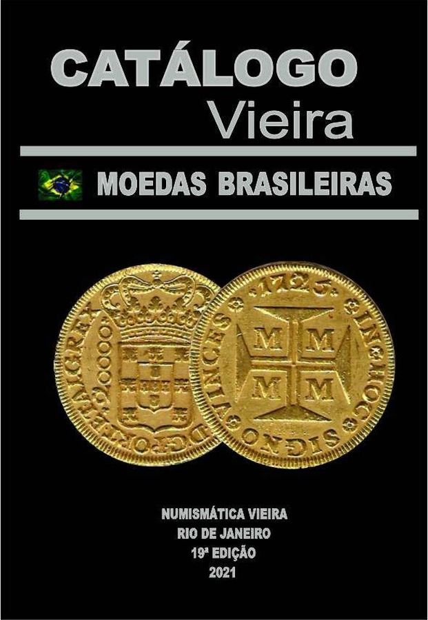 Capa de Catálogo Vieira de Moedas Brasileiras – 19ª edição