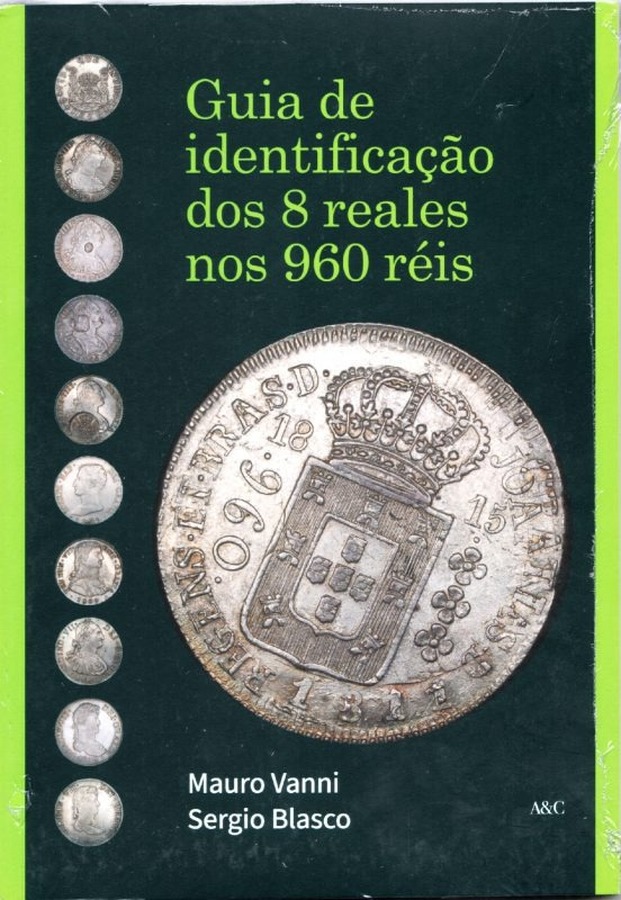 Capa de Guia de identificação dos 8 reales nos 960 réis – Mauro Vanni/Sergio Blasco