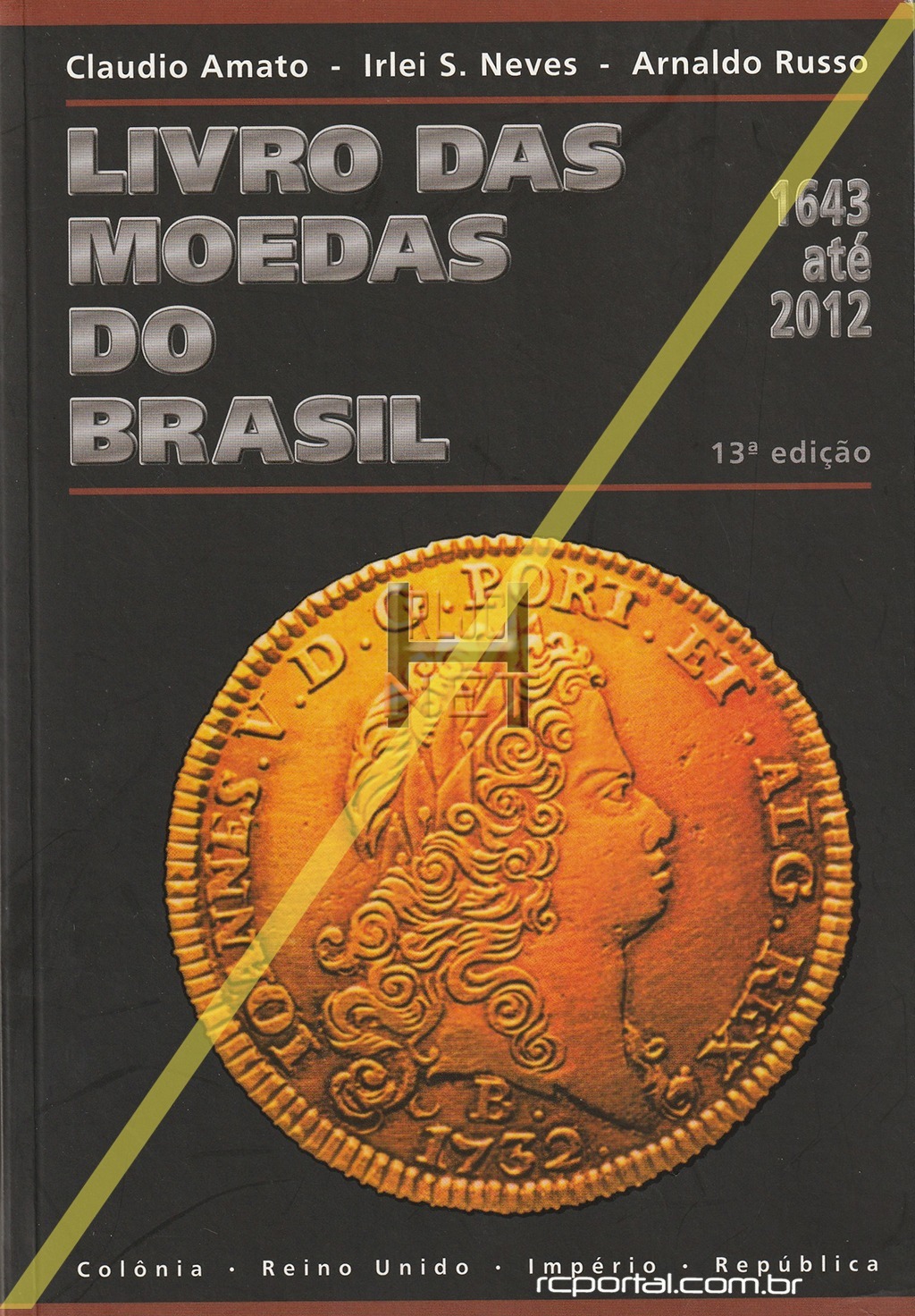 Capa de Livro das Moedas do Brasil – 13ª edição
