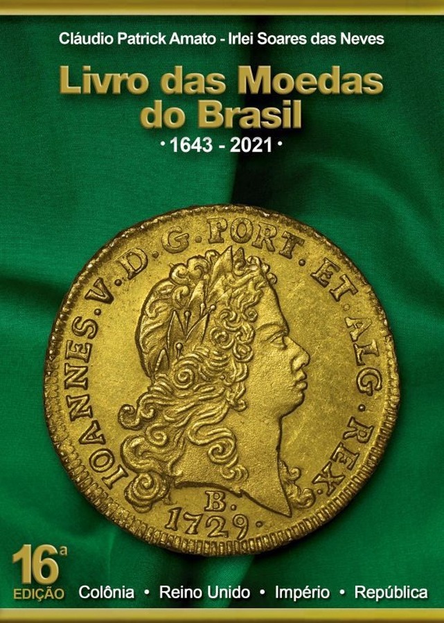 Capa de Livro das Moedas do Brasil – 16a.edição – Amato/Irlei – 2021